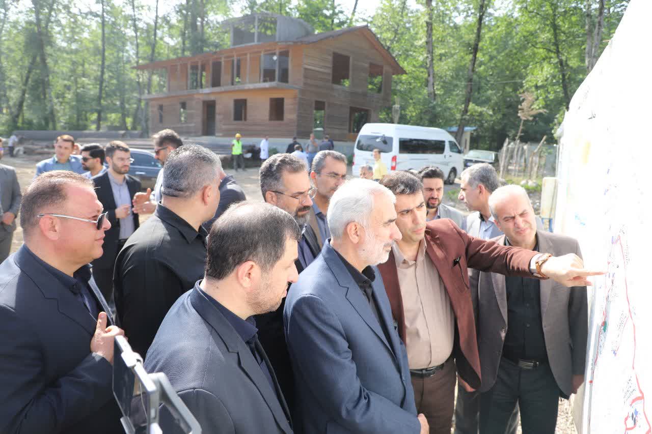 استاندار مازندران از عملیات اجرایی طرح آبرسانی به تنکابن بازدید کرد