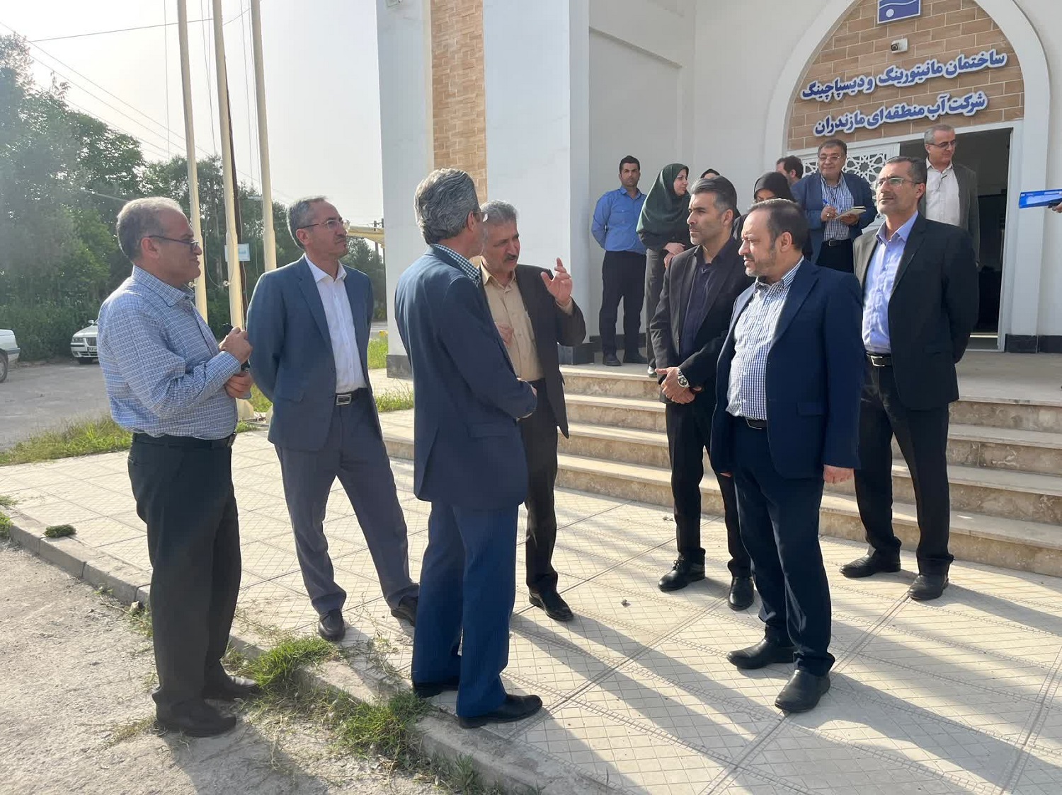 بررسی زیرساخت‌های پدافند غیرعامل آب منطقه‌ای مازندران با حضور مدیرکل دفتر مدیریت بحران وزارت نیرو